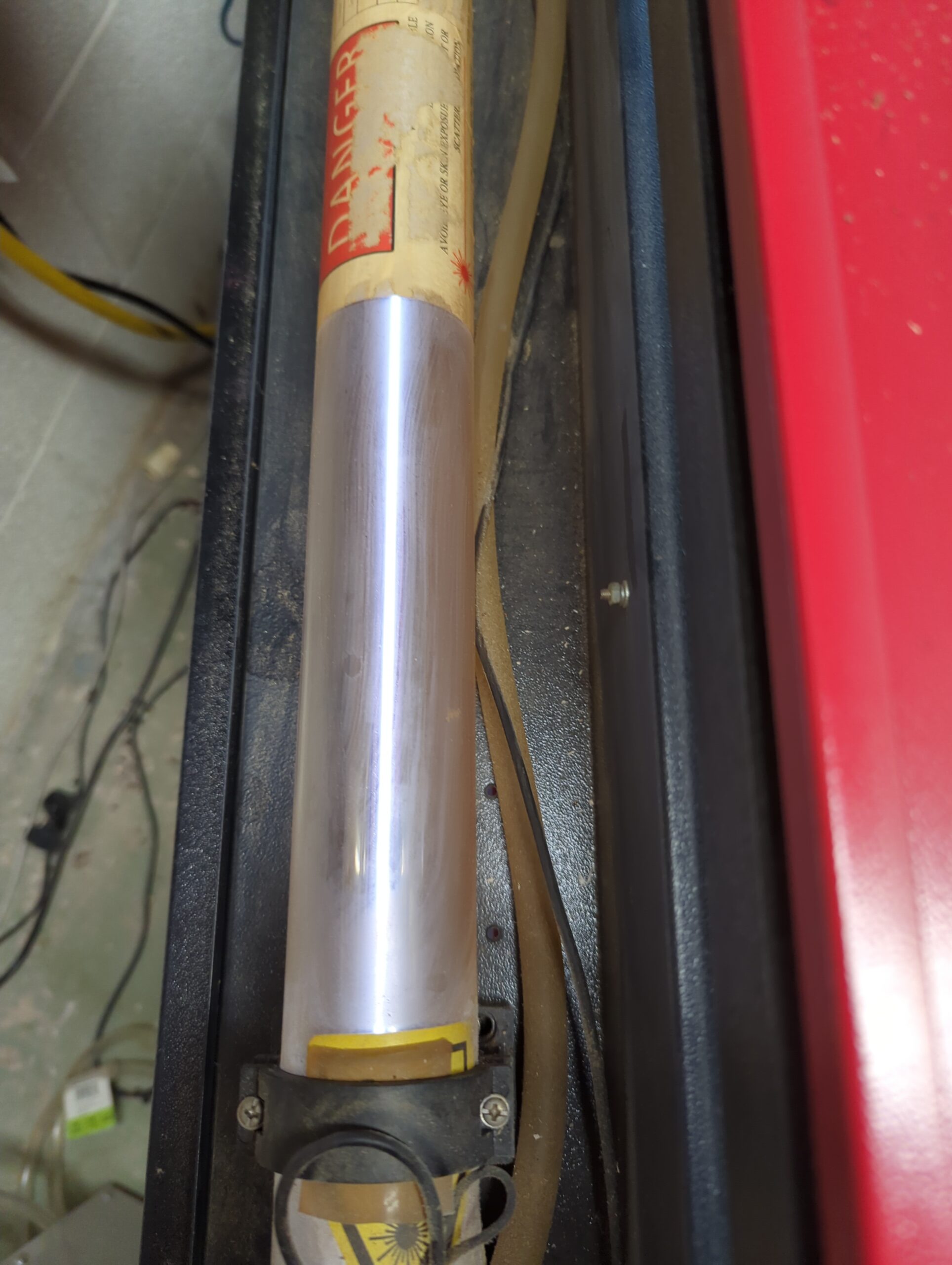 Laser tube replacement